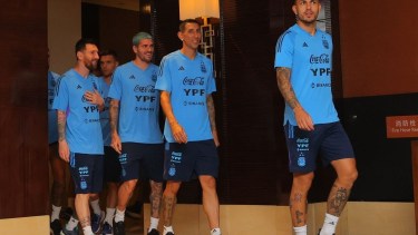 La Selección hizo trabajos livianos en el hotel de Beijing.