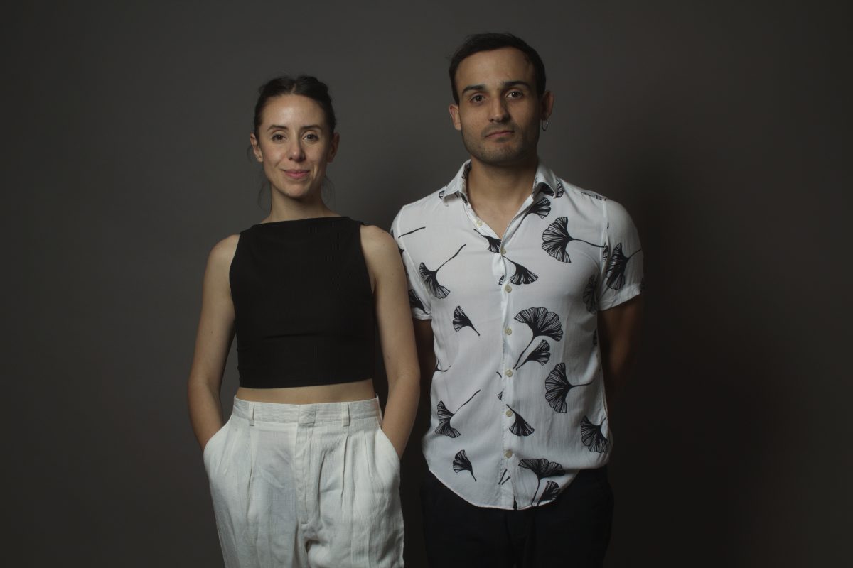 Mariana Pessoa y Matías Valenzuela, creadores de la “mostra”.