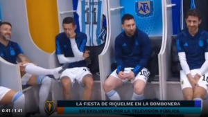 Por qué Lionel Messi le escapó a la periodista Sofía Martínez en la despedida de Juan Román Riquelme
