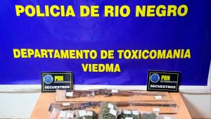 Encontraron drogas, armas y otros elementos tras allanar dos viviendas en Regina y Conesa