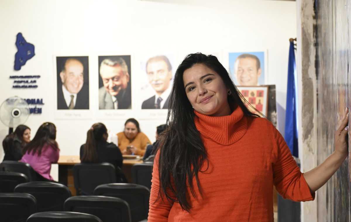 Daniela Sifuentes es secretaria de Acción Política de la Seccional Primera del MPN. Foto: Florencia Salto.