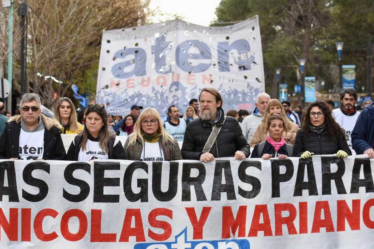 Hay paro docente en Neuquén  y se realizará una marcha.
Foto archivo: Matías Subat