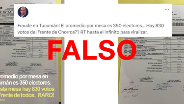 Los posteos con la desinformación recorrieron rápidamente las redes.