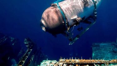 El submarino Titán iba en búsqueda de los restos del Titanic.-