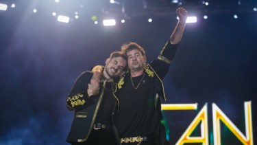 Chano y Bambi, en el Lollapalooza Argentina 2023. Foto: DF Entertainment.