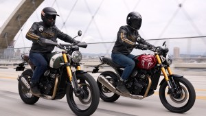 La marca de motos Triumph presenta: Speed 400 y Scrambler 400 X