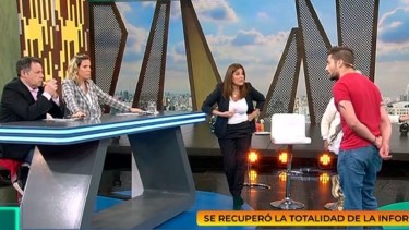 Ulises Jaitt increpó sin sentido a Tatiana Schapiro y le recordó su relación con Jorge Rial.-