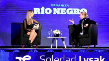 Lysak expresó que el 98% de la producción de la empresa es gas. Foto: Matías Subat. 