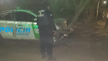 El siniestro ocurrió anoche, en el barrio Malvinas. Foto gentileza