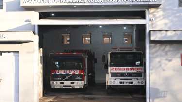 La beba fue trasladada al hospital de Cipolletti. Foto: Florencia Salto