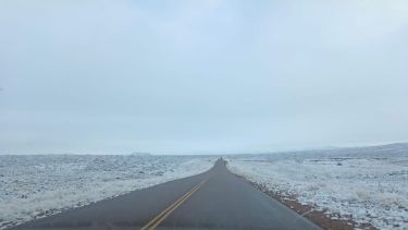 La Ruta 23 está habilitada en toda su extensión, sin restricciones en Río Negro. Archivo