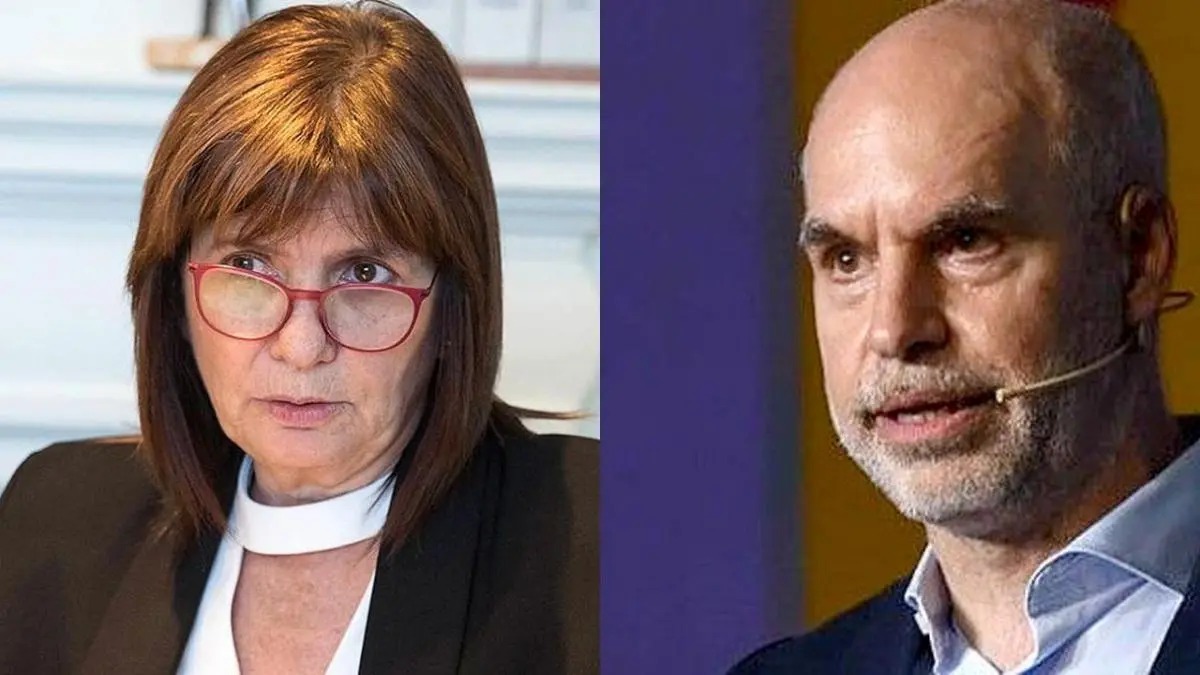 Patricia Bullrich y Horacio Rodriguez Larreta van por la candidatura de Juntos por el Cambio. 