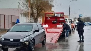 El conductor dio positivo en el test de alcoholemia y quedó detenido. Foto: Clarín. 