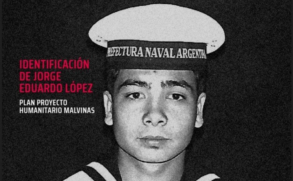 Jorge Eduardo López tenía 19 años cuando murió en mayo de 1982, en el ataque al busque Isla de los Estados. Foto: NA.