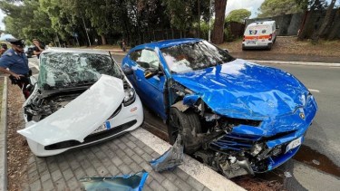 La Justicia de Italia se encuentra haciendo pericias para determinar las responsabilidades de los youtubers en el accidente del Lamborghini.-