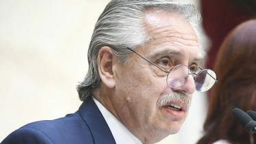 El presidente Fernández habló sobre la corrupción y aseguró "tener la conciencia limpia". Foto archivo