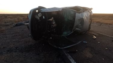 El auto partió desde Neuquén y se dirigía hacia Quilmes. Foto: Gentileza