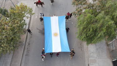 Se realizará una cabalgata solidaria en Centenario. Foto: facebook.