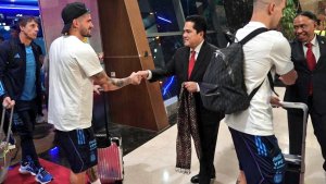 Sin Lionel Messi, ni Di María, Argentina llegó a Indonesia para el segundo amistoso de la gira