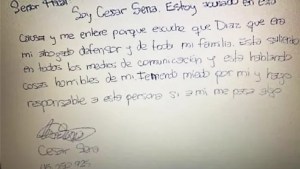 «Están hablando cosas horribles de mí», dijo principal sospechoso del femicidio de Cecilia Strzyzowski