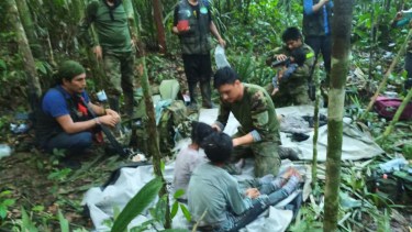 Hallaron con vida a los niños que estuvieron 40 días perdidos en la selva amazónica de Colombia