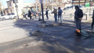 Corte en el Metrobus de Neuquén: con promesa de comienzo de obras, vecinos levantaron el bloqueo
