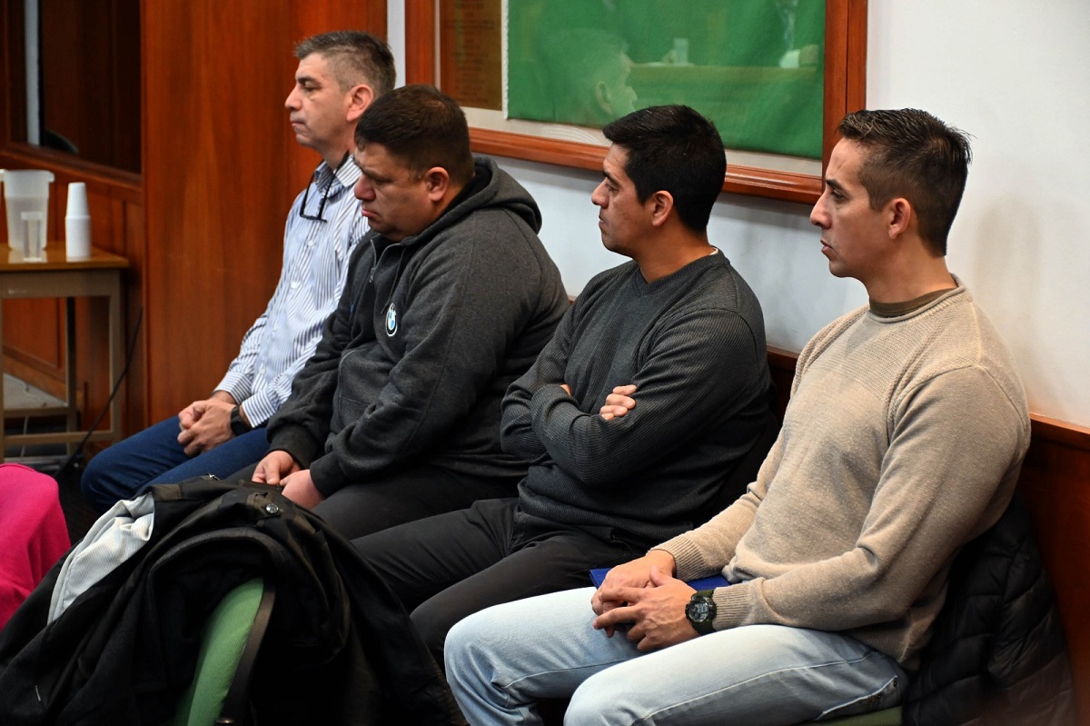 Los cuatro condenados participaron en la primera audiencia de cesura. Foto: Marcelo Ochoa.