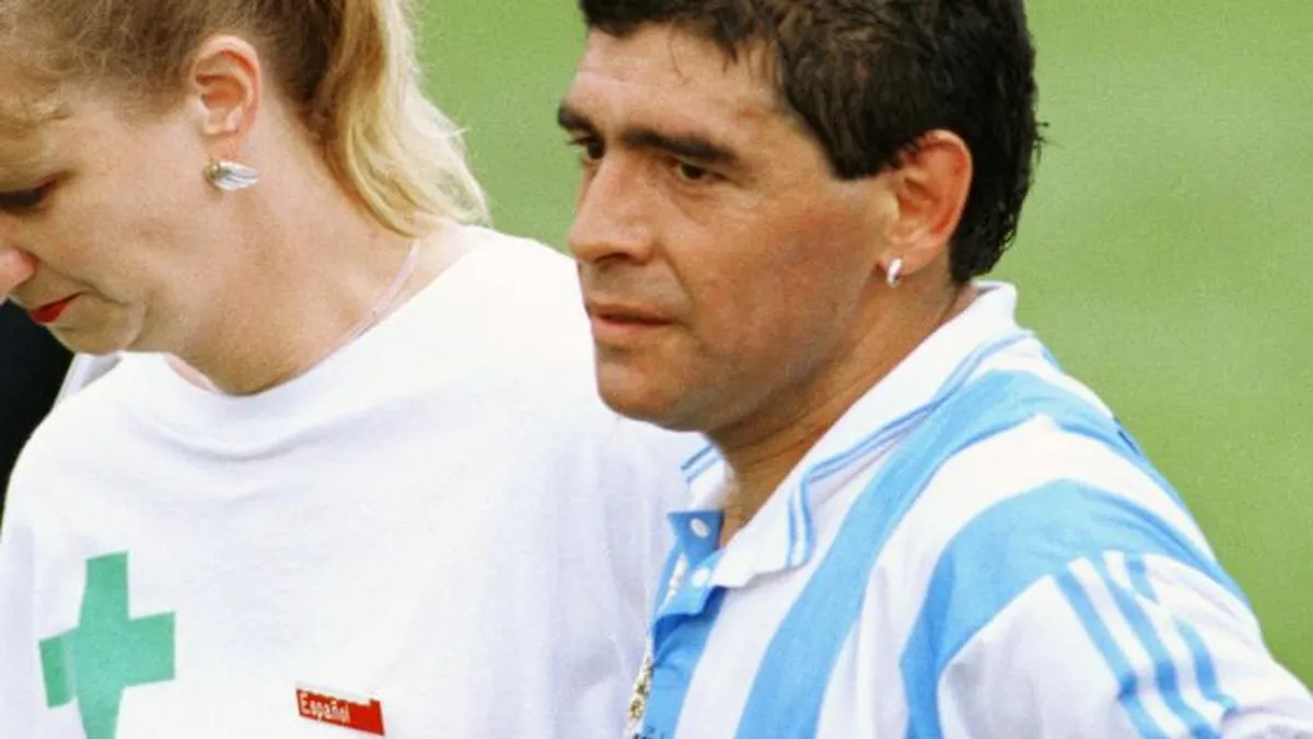 El representante de Diego Maradona durante el Mundial de 1994, rompió el silencio y reveló detalles sorprendentes sobre el caso de doping que afectó al astro del fútbol argentino. Foto Archivo.