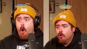 La reacción de Migue Granados cuando un auto casi se estrella contra su estudio de streaming