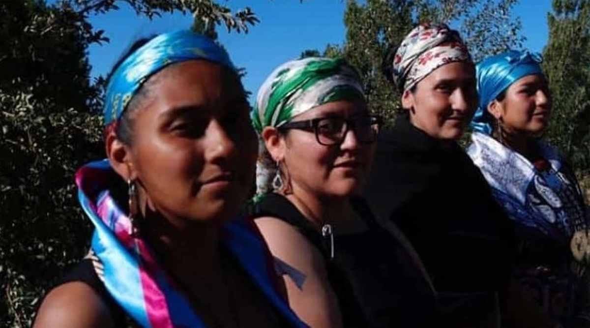 Las mujeres mapuches fueron liberadas ayer por la tarde. Foto: gentileza