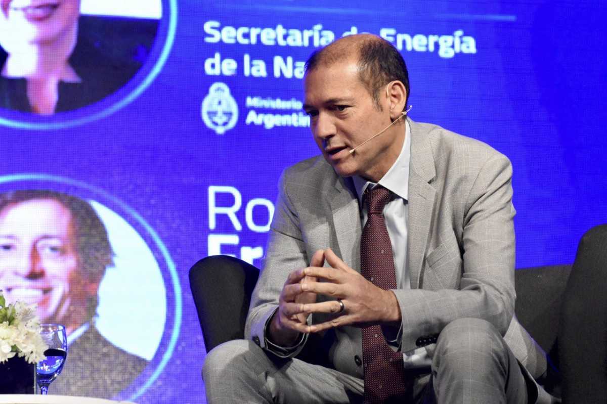 Omar Gutiérrez, gobernador de Neuquén en las Jornadas de Enegía 2023 de diario RÍO NEGRO. Foto Matías Subat. 