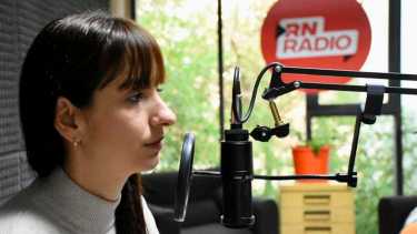 La diputada Esteves visitó los estudios de RÍO NEGRO RADIO. Foto: Matías Subat.