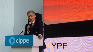 El presidente de YPF cerró la actividad en China y presentó los resultados de la compañía