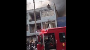 Video: un joven salvó a 25 perros de morir en un incendio en Perú