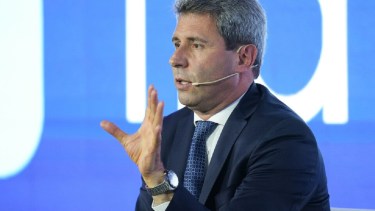 Sergio Uñac no estará en la boleta luego de que ayer la Corte Suprema inhabilitó su candidatura. Foto archivo. 
