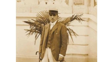 La misiva ha permanecido en posesión de los descendientes de Adolfo Artagaveytia Gómez.