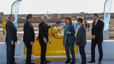 El Gasoducto Néstor Kirchner fue inaugurado el 10 de julio. 