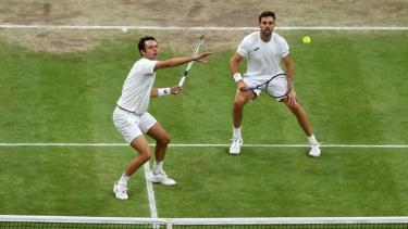 Zeballos y Granollers quedaron eliminados en semifinales de Wimbledon.