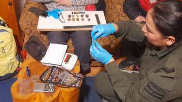 Durante el operativo, secuestraron 10 puntas de flecha. Foto: gentileza