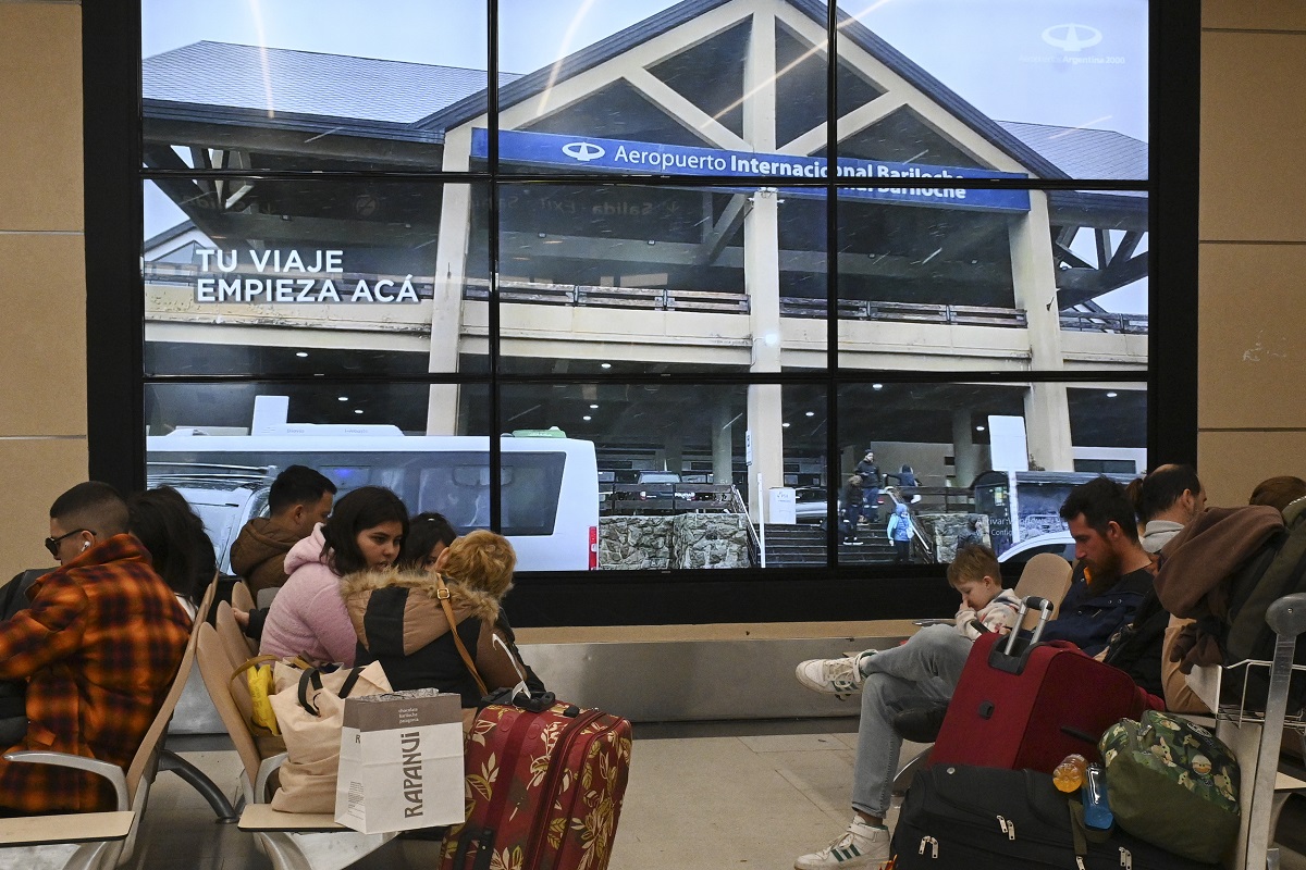 El aeropuerto de Bariloche en 2023 tuvo cifras récord de pasajeros y vuelos. Archivo