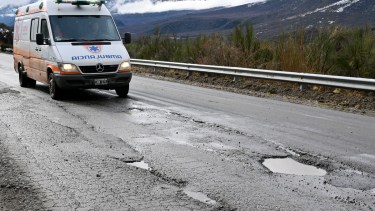 El mal estado de la Ruta 40 en la agenda de los intendentes electos de la cordillera de Río negro y Chubut. Archivo