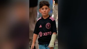 Qué le pasó a Ciro Messi: La imagen del hijo menor de Lionel Messi que preocupó a todos