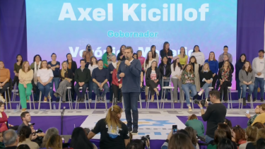 Sergio Massa mostró su faceta de candidato en Merlo.