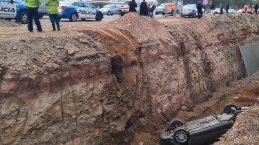 Fue esta mañana, alrededor de las 8:30 (Foto: Andrea Vazquez)