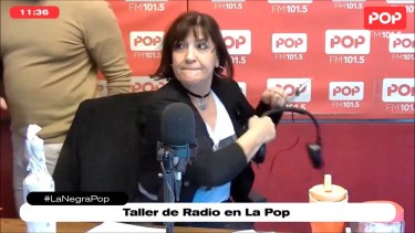 Elizabeth Vernaci tuvo un ataque de furia al aire de "La Negra Pop".-