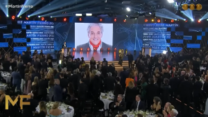 Video: así fue el emotivo homenaje a Antonio Gasallla en los Premios Martín Fierro 2023