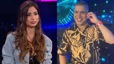 Daniela Celis y Thiago Medina tienen pensaron distintos nombres para sus gemelos. Archivo. 