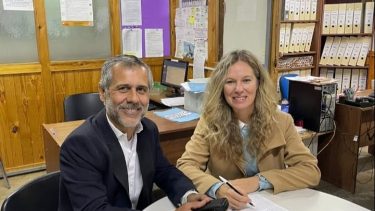 Pablo Chamatrópulos y Sonia Gutkin, encabezan la lista de Sumamos por Bariloche. Gentileza