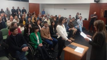 El histórico juramento en  el Poder Judicial de Río Negro se realizó en esta jornada. 