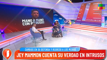 Jey Mammon estuvo en Intrusos, el programa de América TV. 